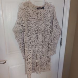 Vintage macrame / crochet dress Medium